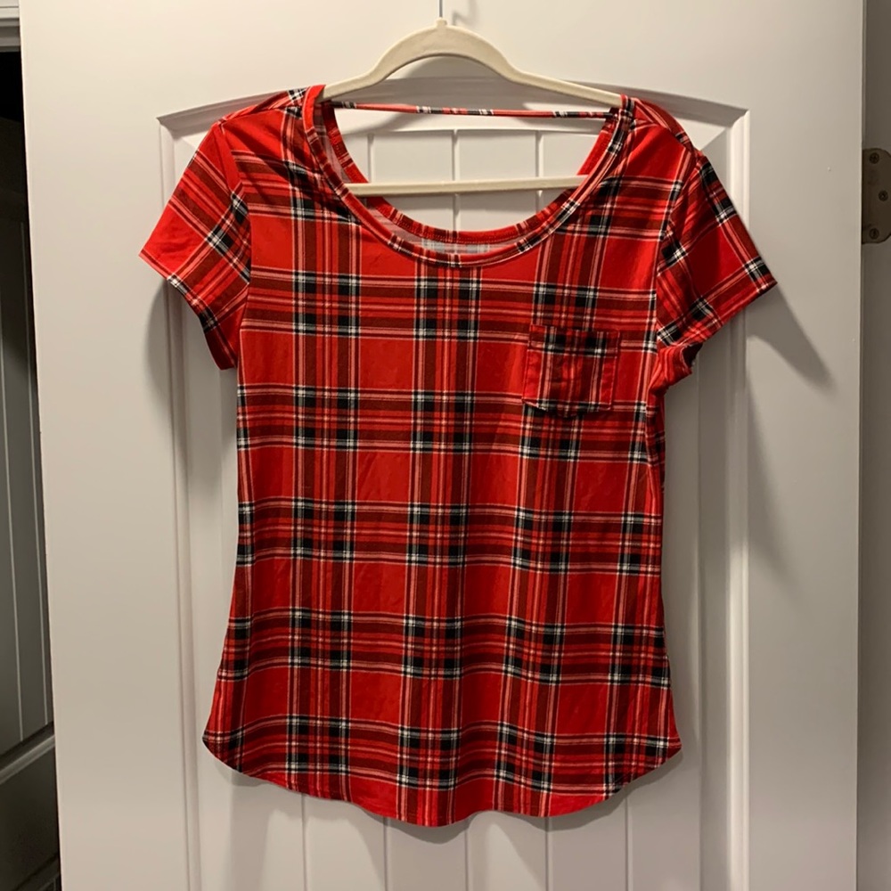 Plaid causal shirt
